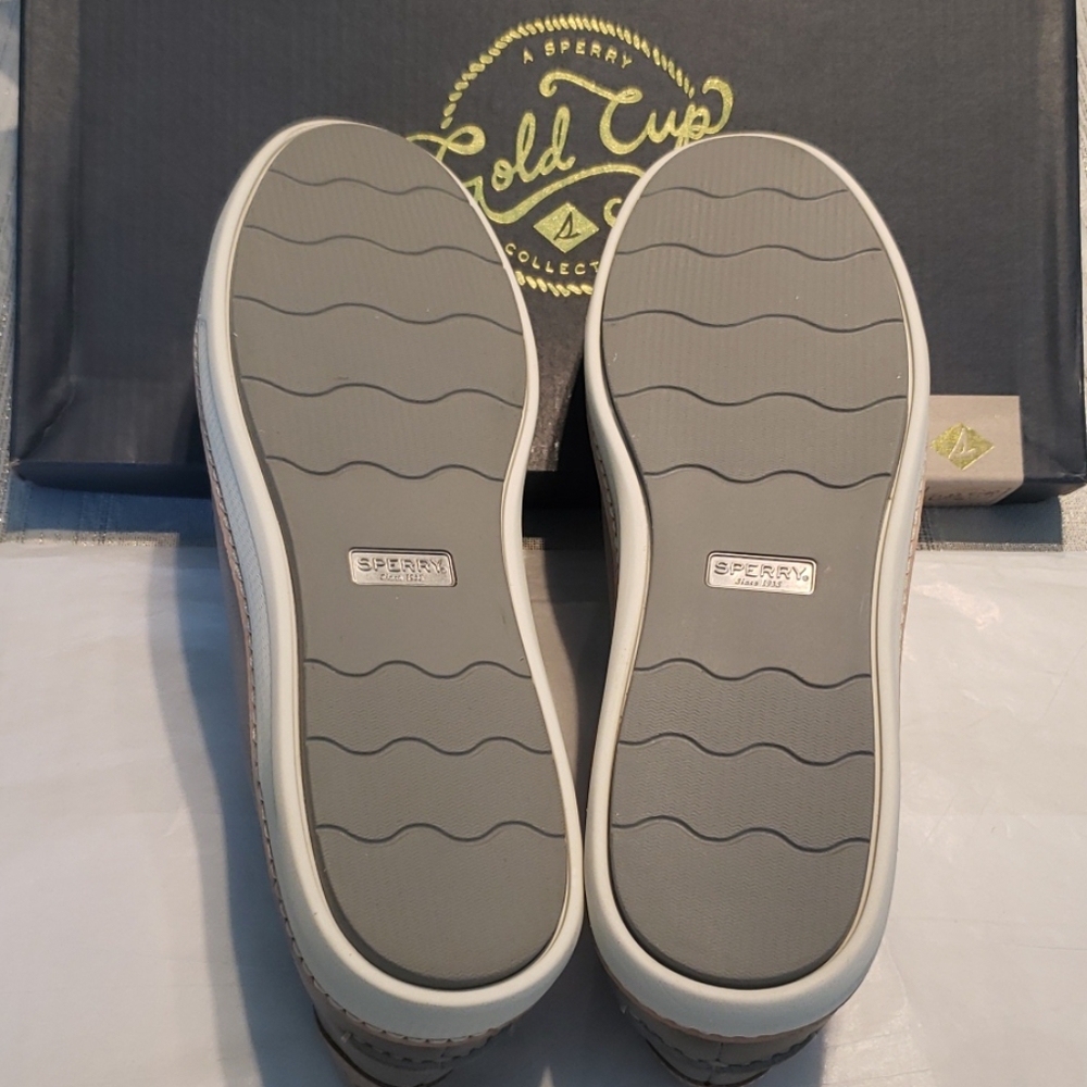 SPERRY New GOLD CUP CRUZ Sneaker 18K Gold 🎉HP🎉 - Picture 10 of 12